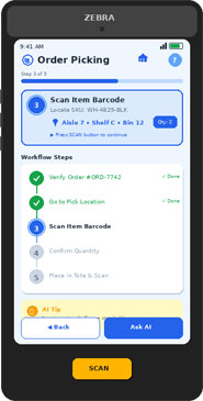 Associate SOP Workflow Agent App Screen